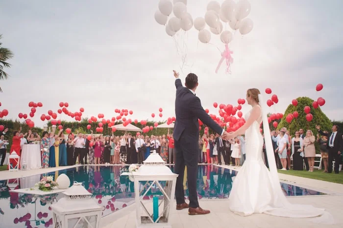 Momento de celebração num casamento — André Lima